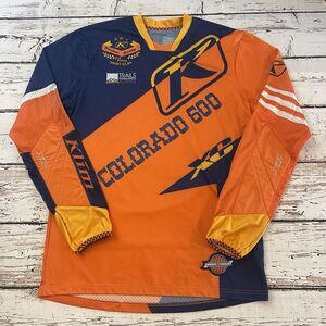 Klim XC Series Motocross Jersey Orange Flame Racing Colorado 600 Size‎ Medium